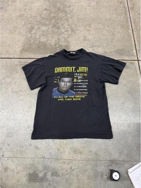 Star Trek Other - vintage dammit jim star trek television show shirt size medium